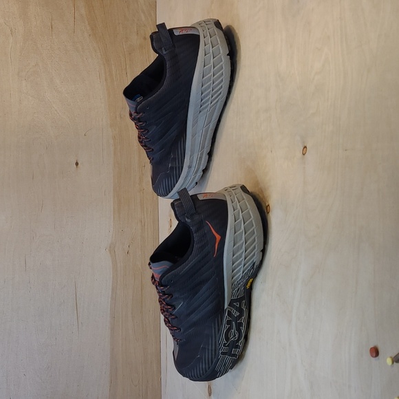 Hoka Speedgoat 4 Trail-Running Shoes In The Dark Gull Grey/Anthracite Colorway - Picture 6 of 10